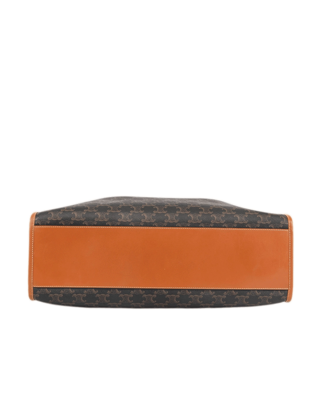 CELINE HORIZONTAL CABAS BROW TAN CANVAS GHW F SL 1222 3328