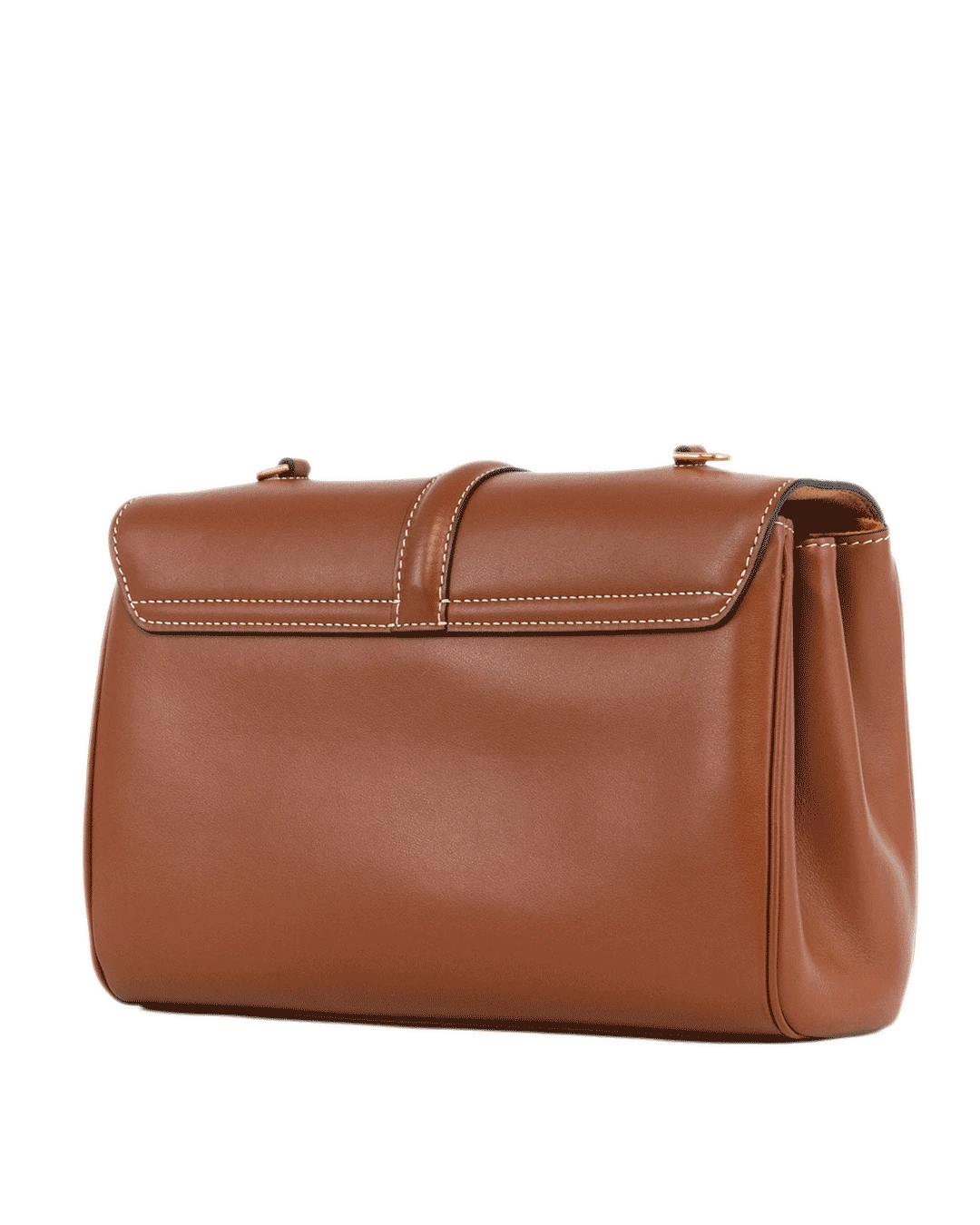 CELINE SOLF 16 SHOULDER BAG TEEN BROWN TAN CALF GHW S CE 4292 2093