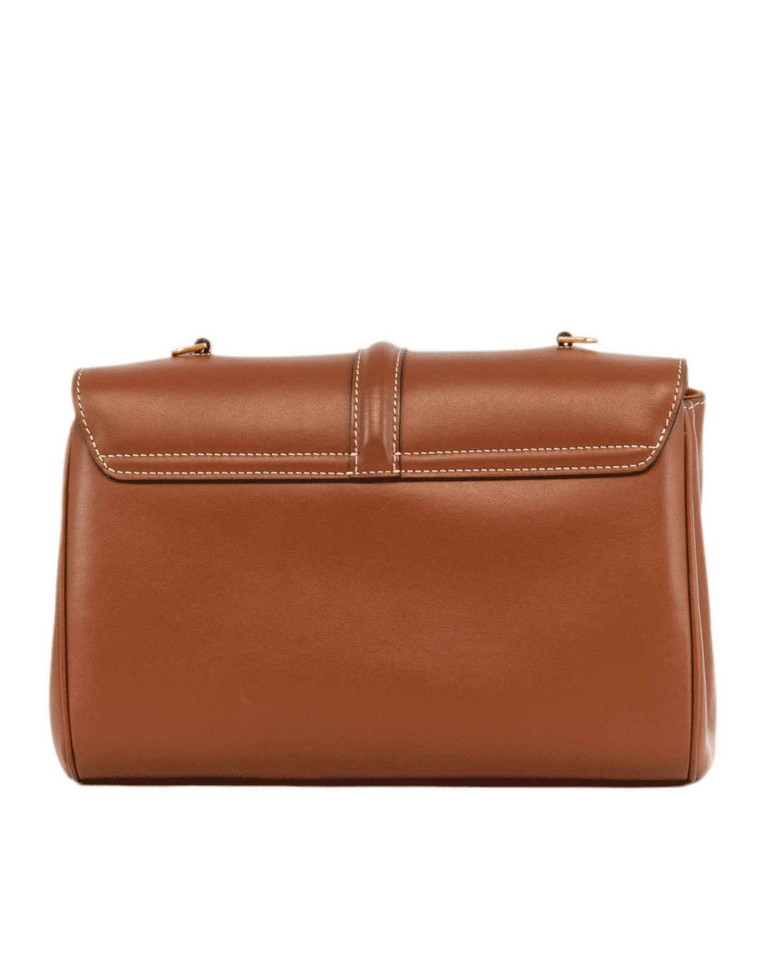 CELINE SOLF 16 SHOULDER BAG TEEN BROWN TAN CALF GHW S CE 4292 2094