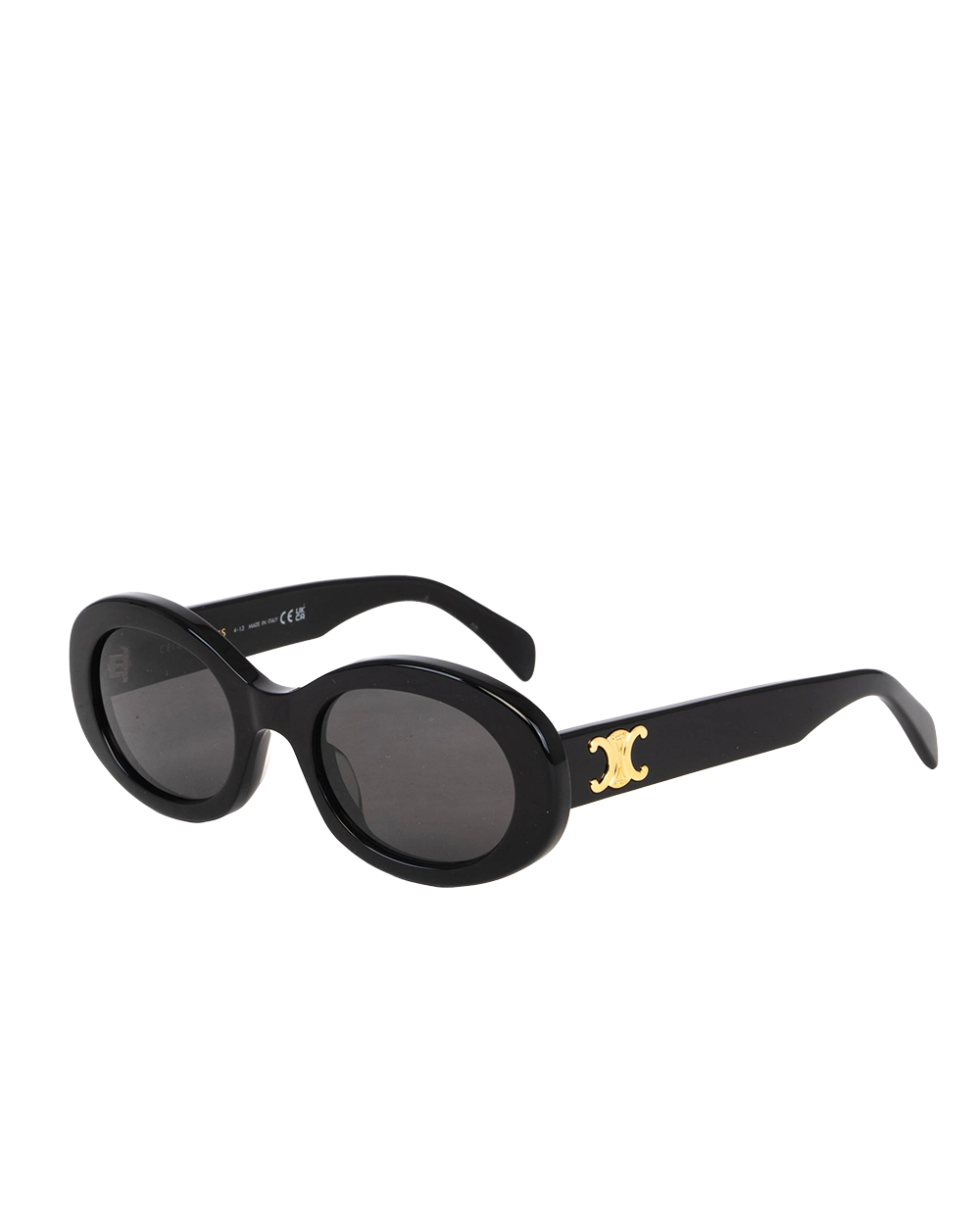 CELINE TRIOMPHE 01 SUNGLASSES BLACK GHW TF60755869 1376