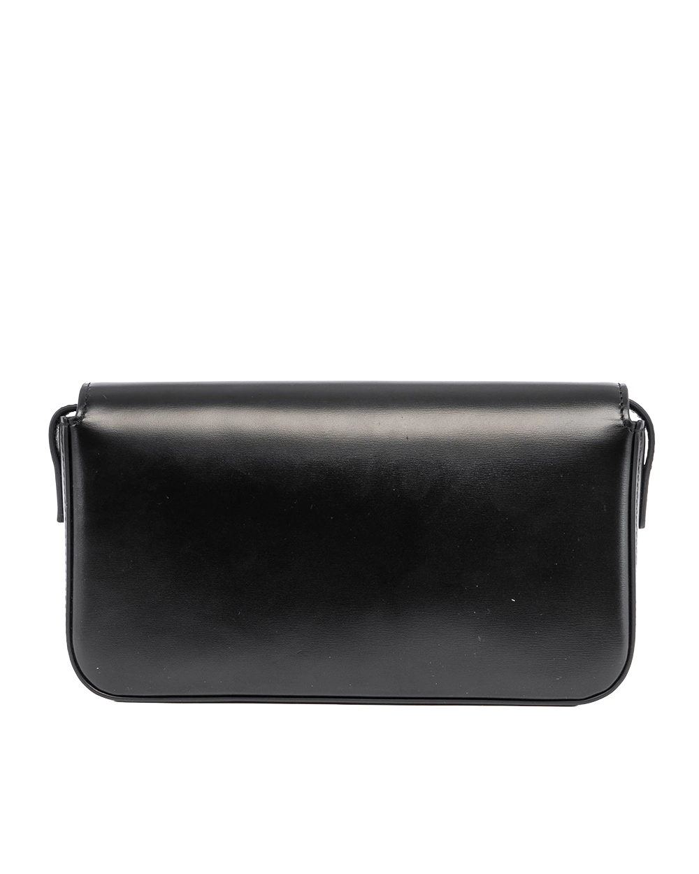 CELINE TRIOMPHE SHOLDER BAG BLACK CALF GHW F CU 1222 05027