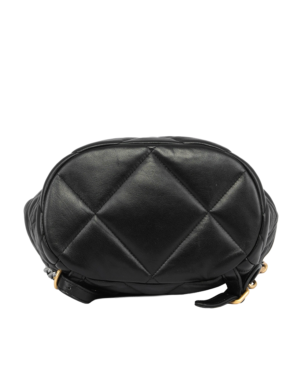 CHANEL 19 BACKPACK BLACK LAMB GHW PUX2KAGL 0570