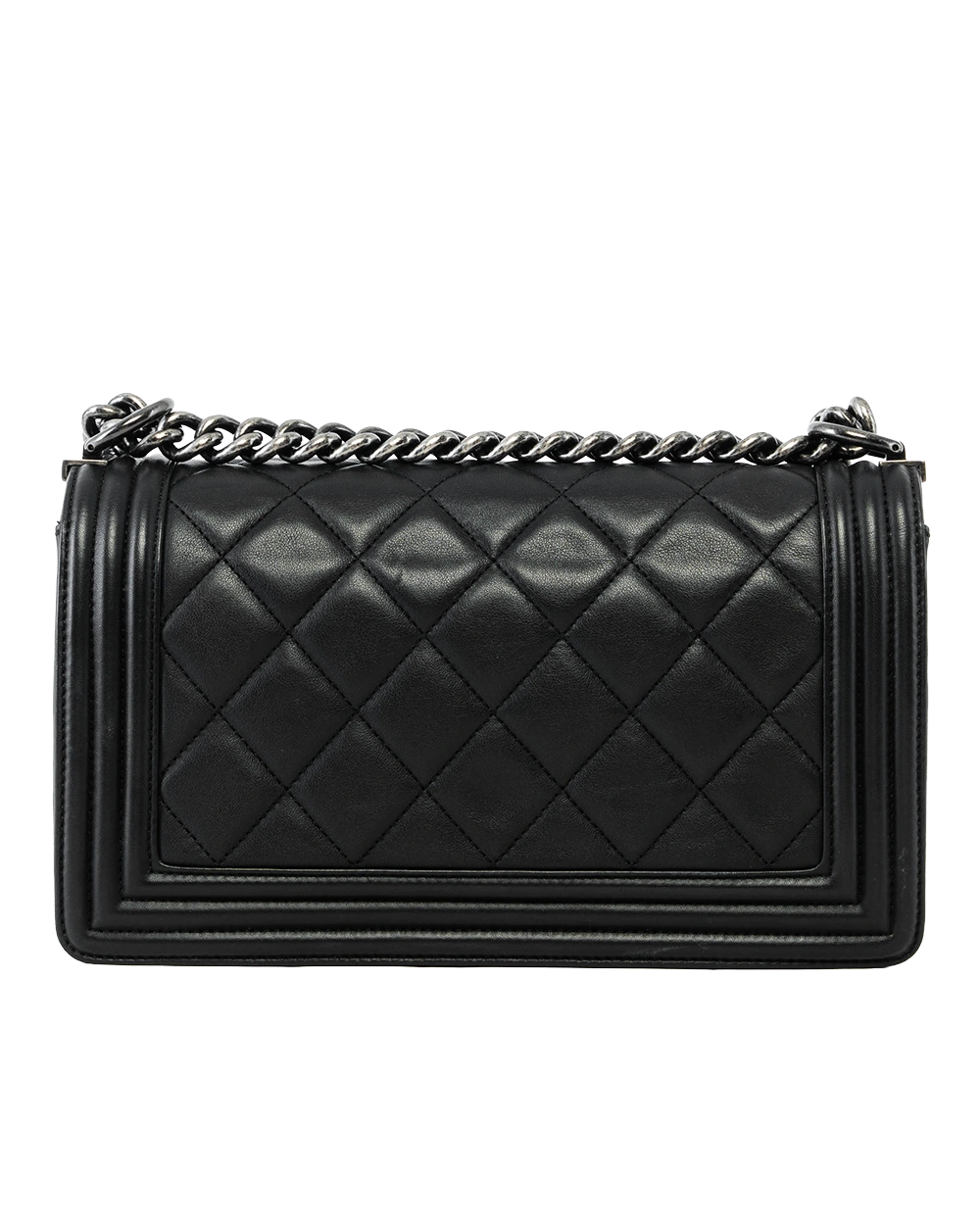CHANEL BOY 8 BLACK LAMB RSHW 19259319 2178
