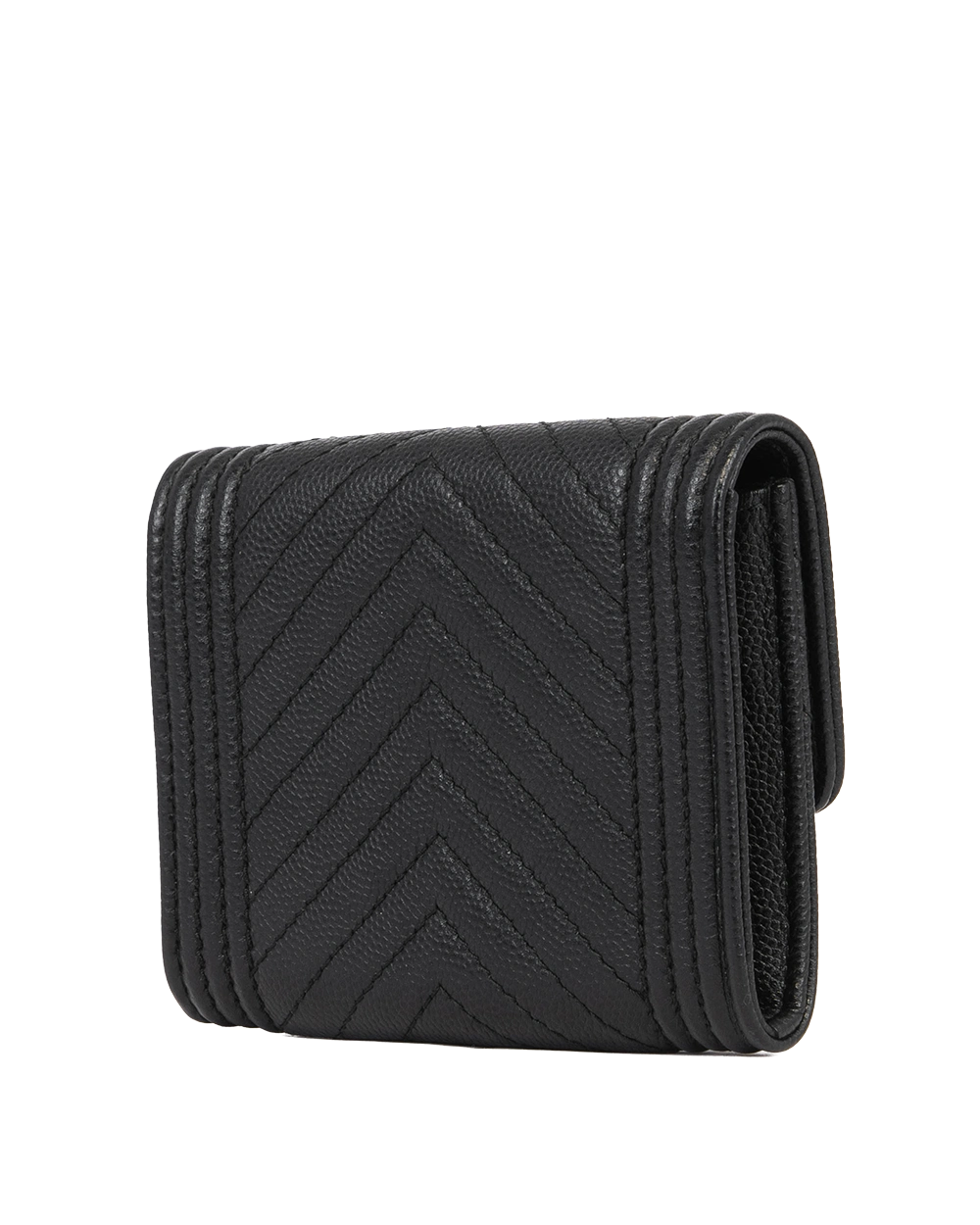 CHANEL BOY CARD HOLDER SHORT BLACK CAVIAR RSHW 24565743 1269