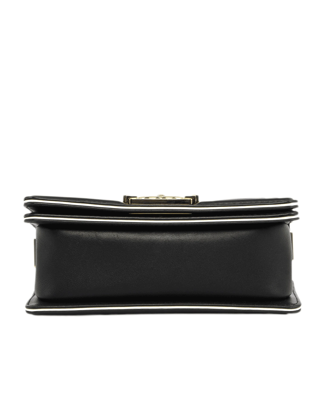 CHANEL BOY TOP HANDLE 8 BLACK LAMB GHW 27760772 0281