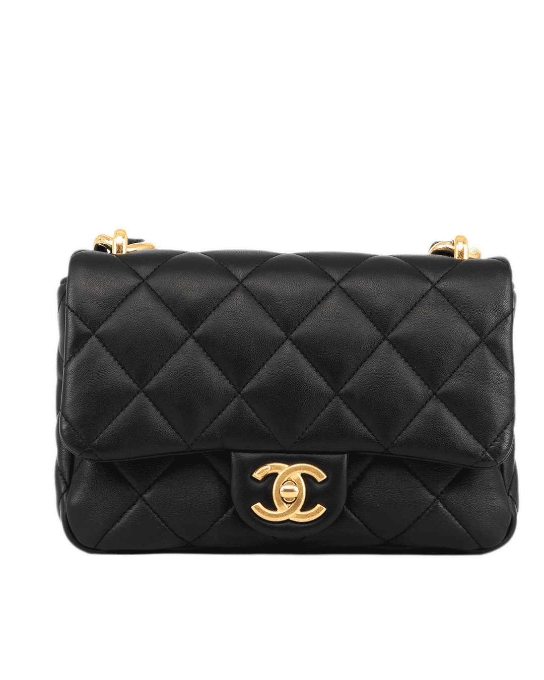 CHANEL CHUNKY CHAIN BAG 8 BLACK 3527
