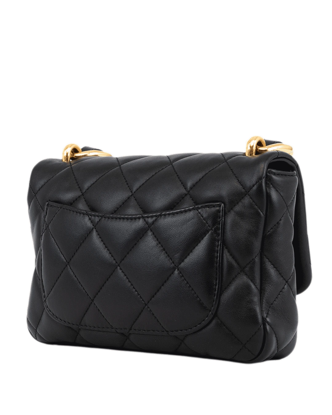 CHANEL CHUNKY CHAIN BAG 8 BLACK 3529
