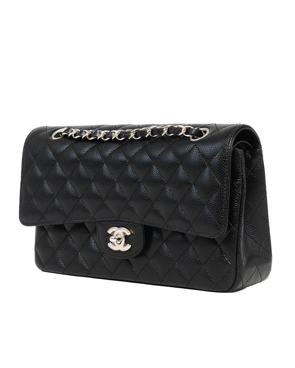 CHANEL CLASSIC 10 BLACK CAVIAR SHW 28658265 0868