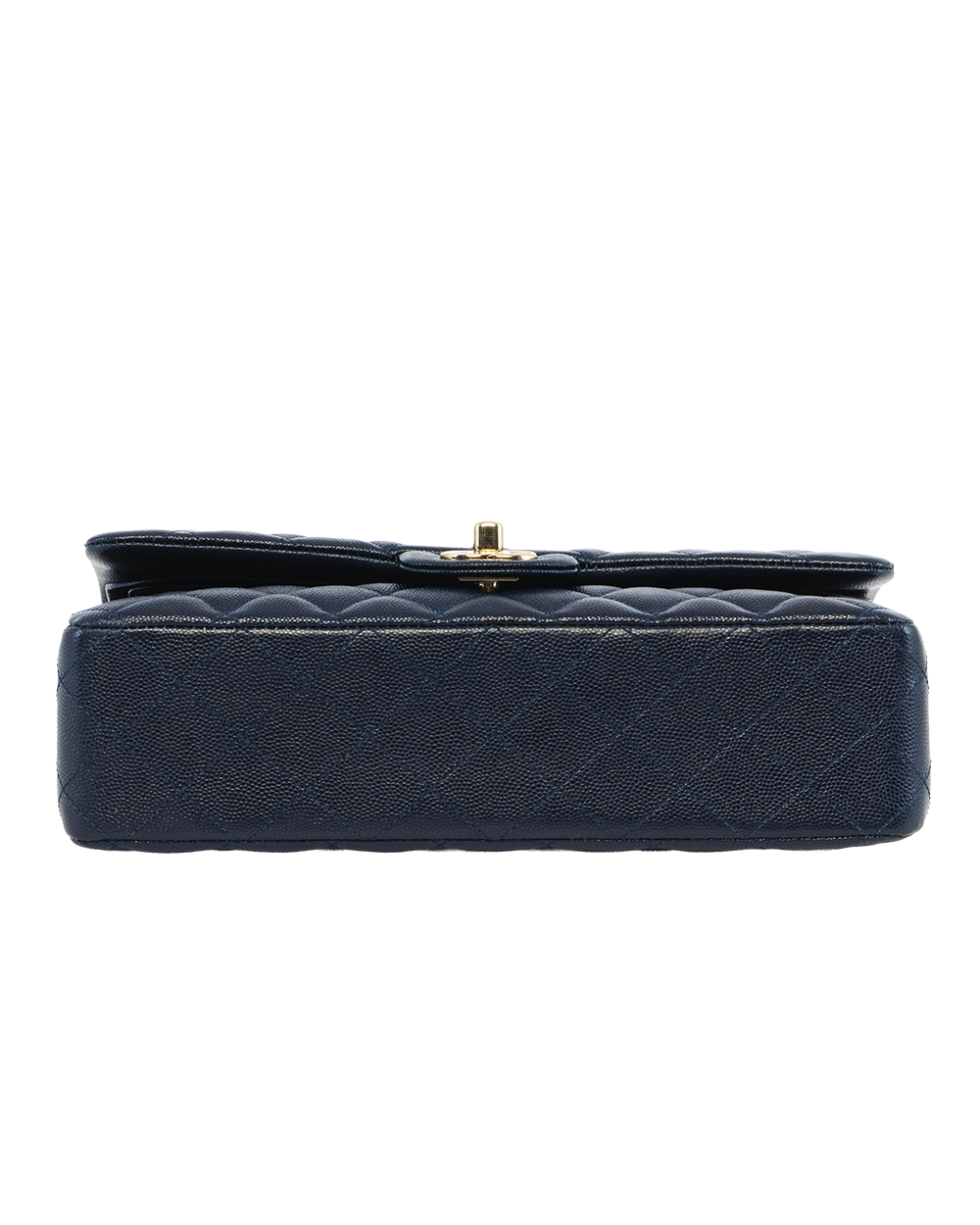 CHANEL CLASSIC 10 NAVY CAVIAR GHW E4PK41HC 0584