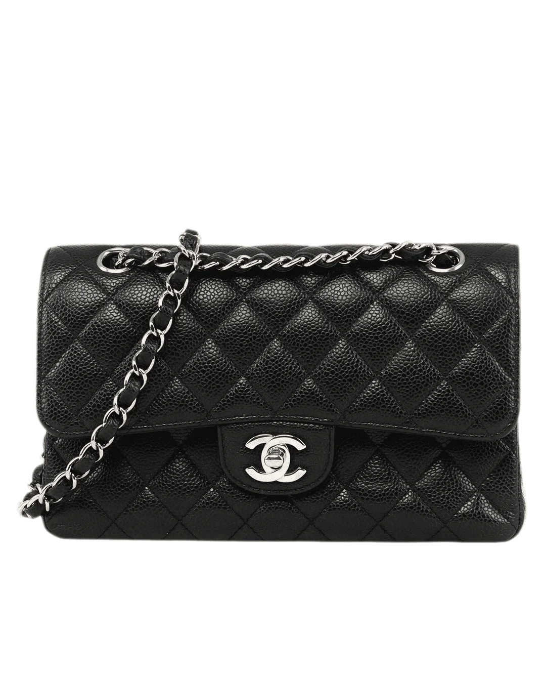 CHANEL CLASSIC 9 BLACK CAVIAR SHW TE98HJ12 1058