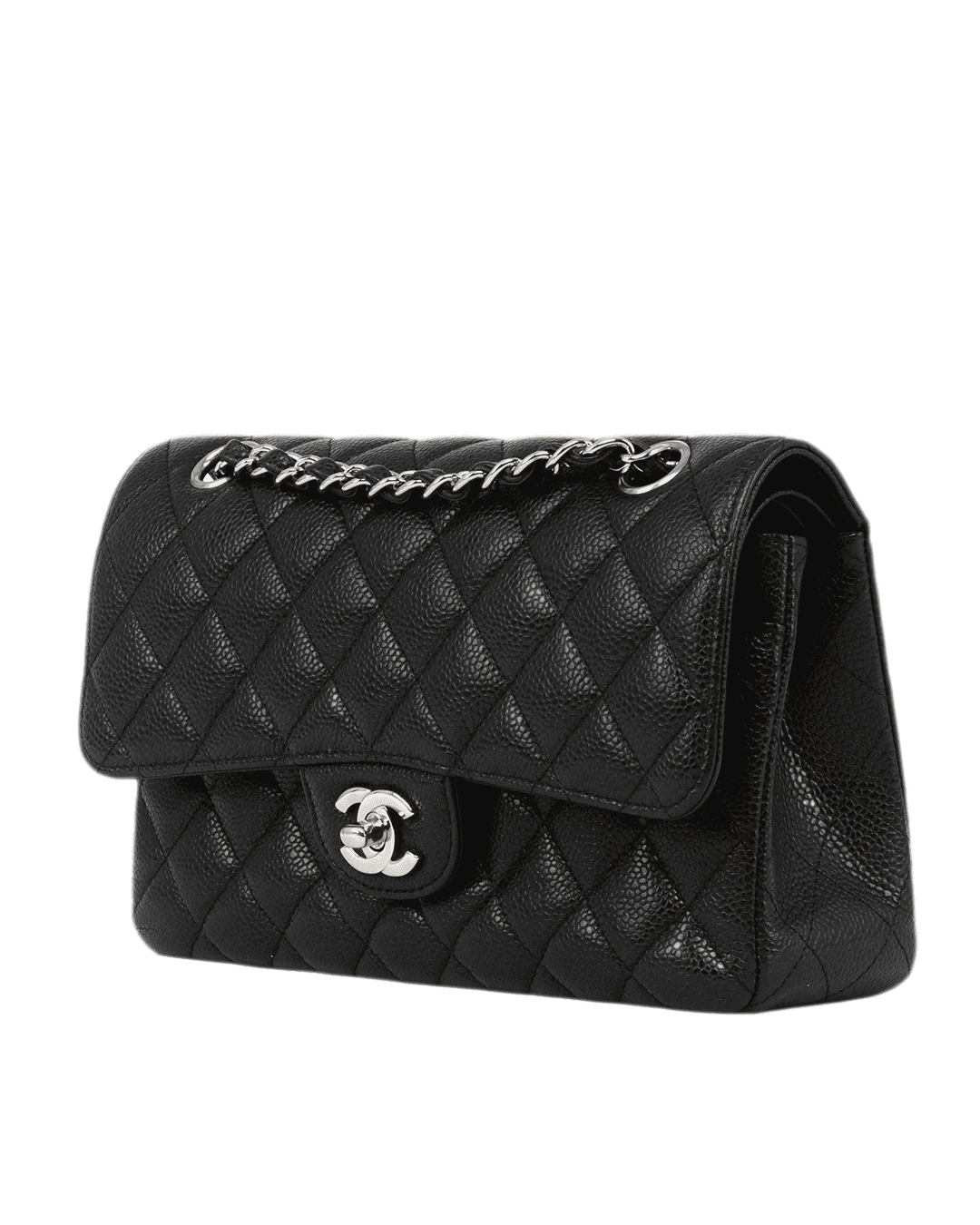 CHANEL CLASSIC 9 BLACK CAVIAR SHW TE98HJ12 1060
