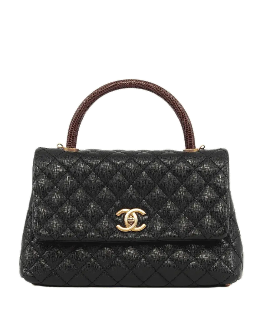 CHANEL COCO 11.5 BLACK CAVIAR GHW 24168636 0331