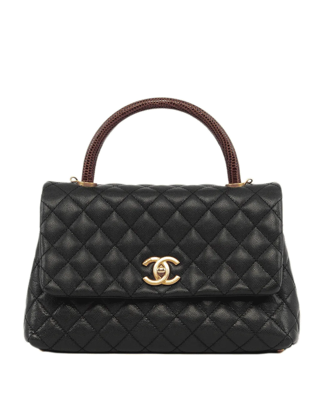 CHANEL COCO 11.5 BLACK CAVIAR GHW 24168636 0331