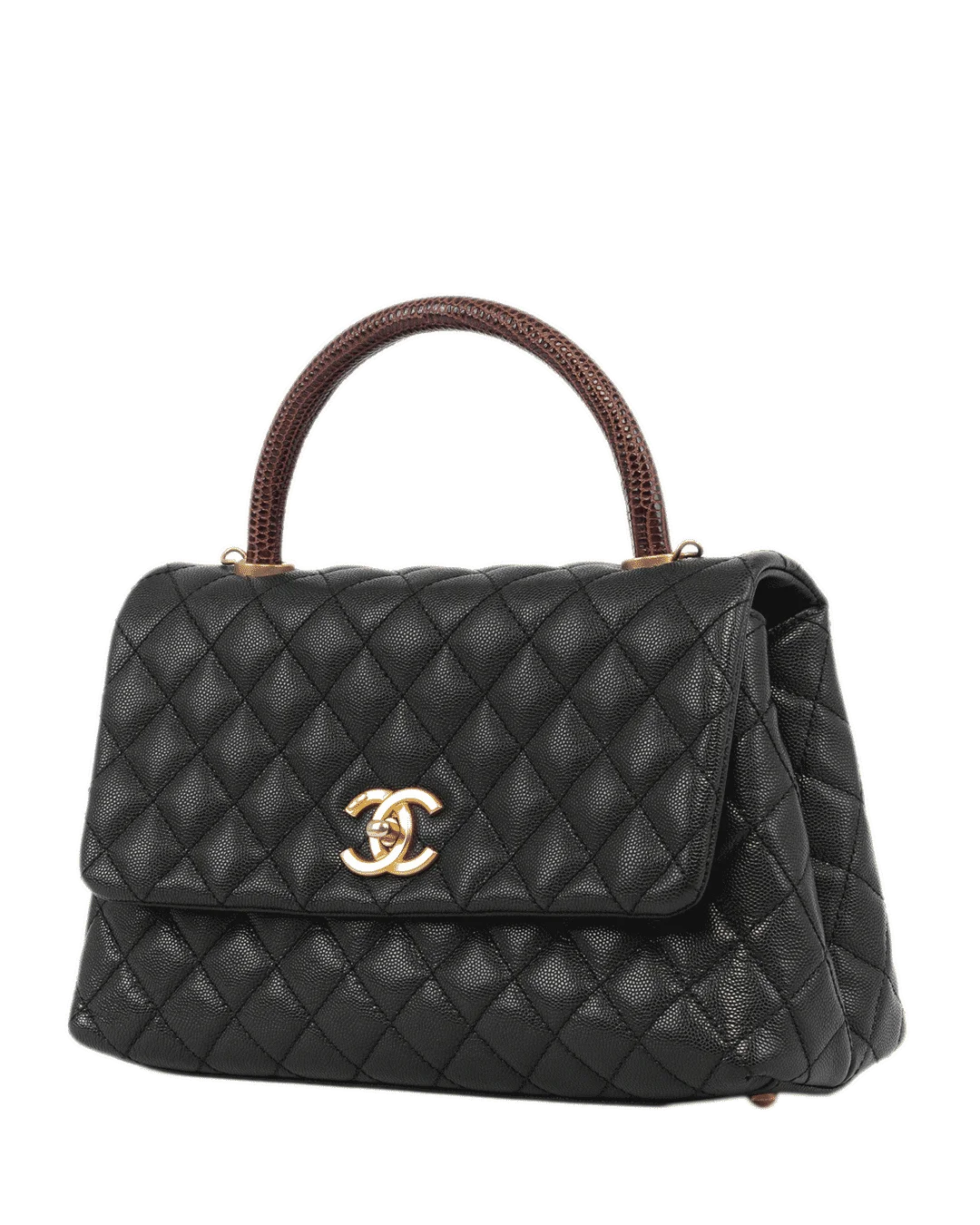 CHANEL COCO 11.5 BLACK CAVIAR GHW 24168636 0334