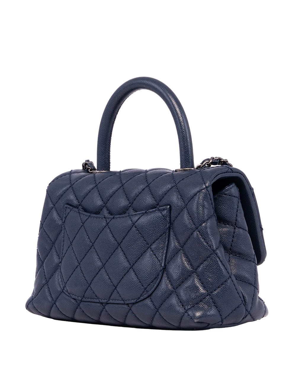 CHANEL COCO 9.5 BLUE NAVY CAVIAR RSHW 22081955 21085