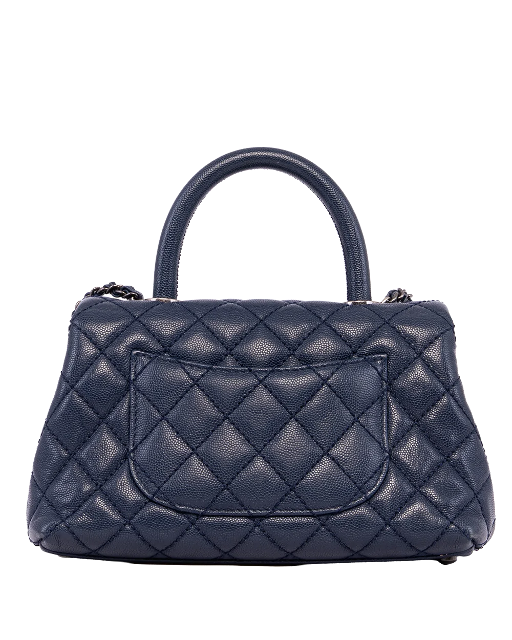 CHANEL COCO 9.5 BLUE NAVY CAVIAR RSHW 22081955 21087