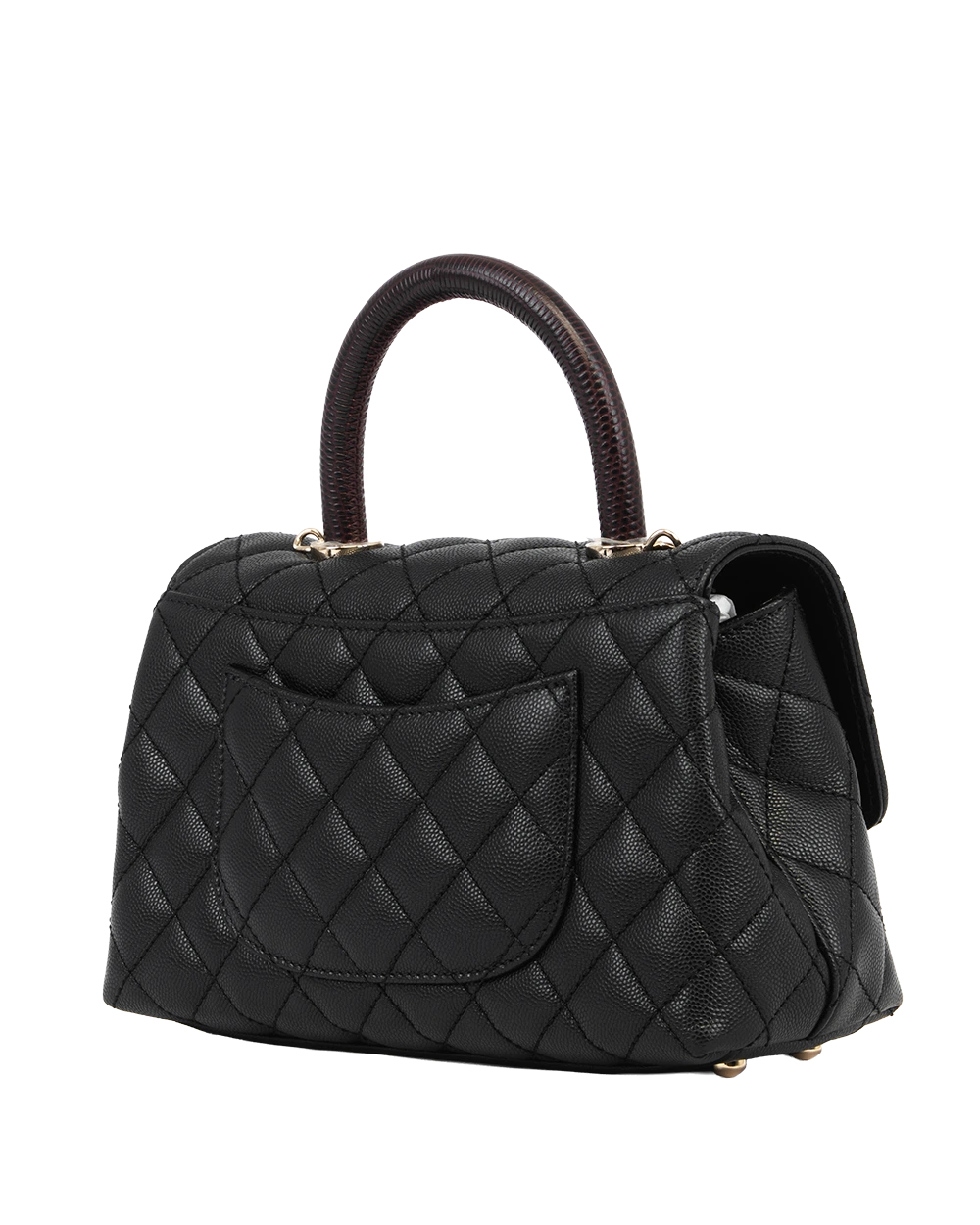 CHANEL COCO 9.5 BLACK CAVIAR SHW H63KA7JH 0167
