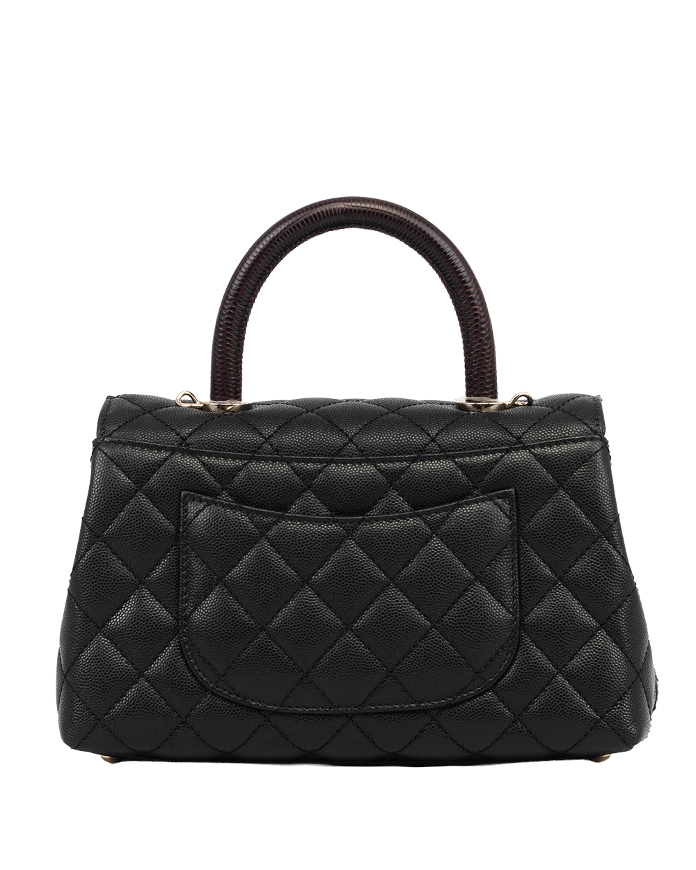 CHANEL COCO 9.5 BLACK CAVIAR SHW H63KA7JH 0168