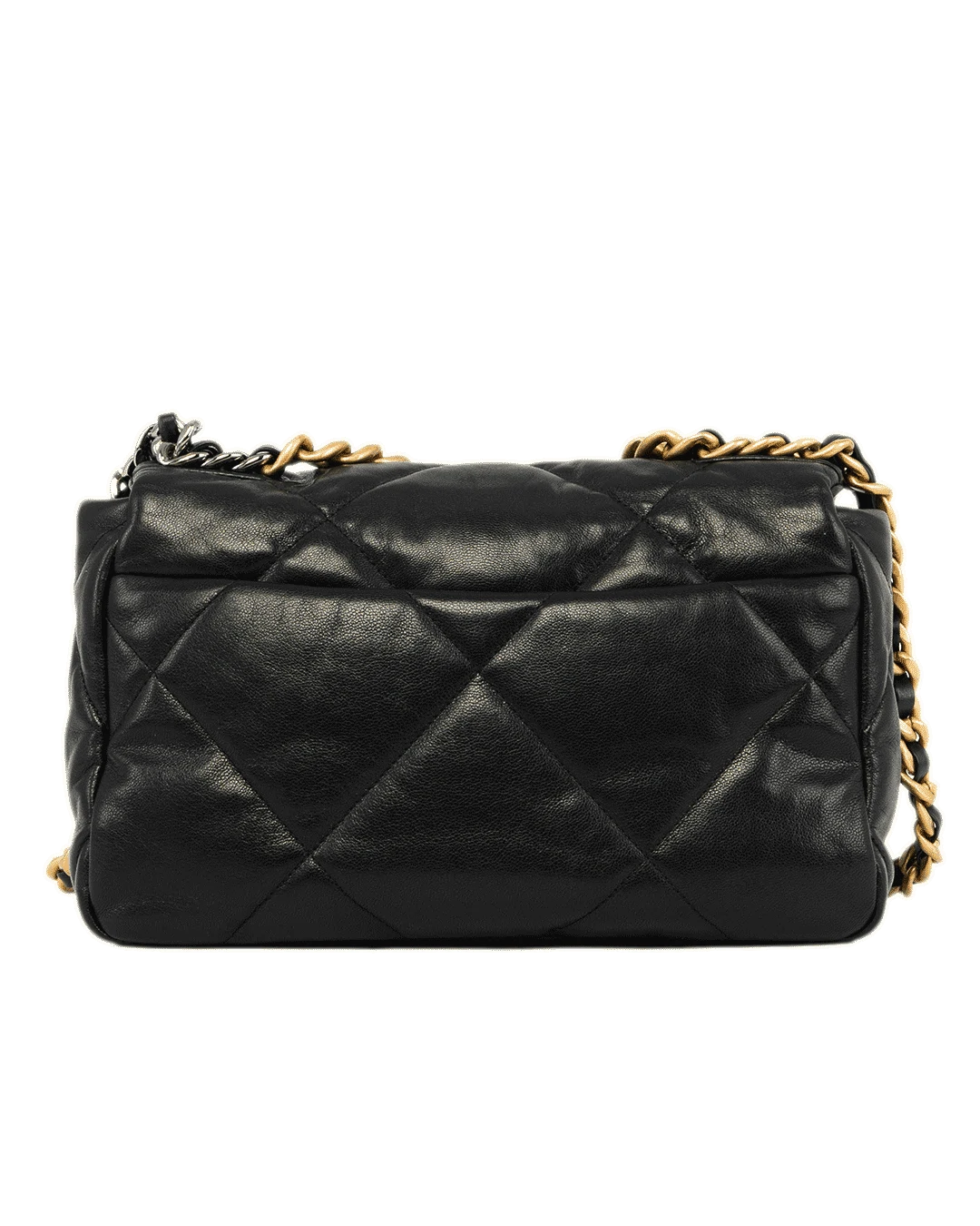 CHANEL FLAP 19 26 BLACK LAMB GHW SHW 29758084 0319