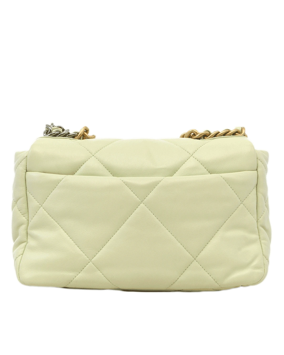 CHANEL FLAP 19 GREEN LAMB GHW G6H6R9374692