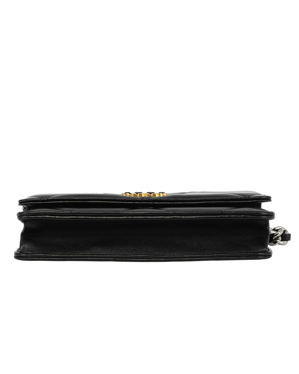 CHANEL FLAP 19 WOC BLACK LAMB GHW K18KXUCJ 0660