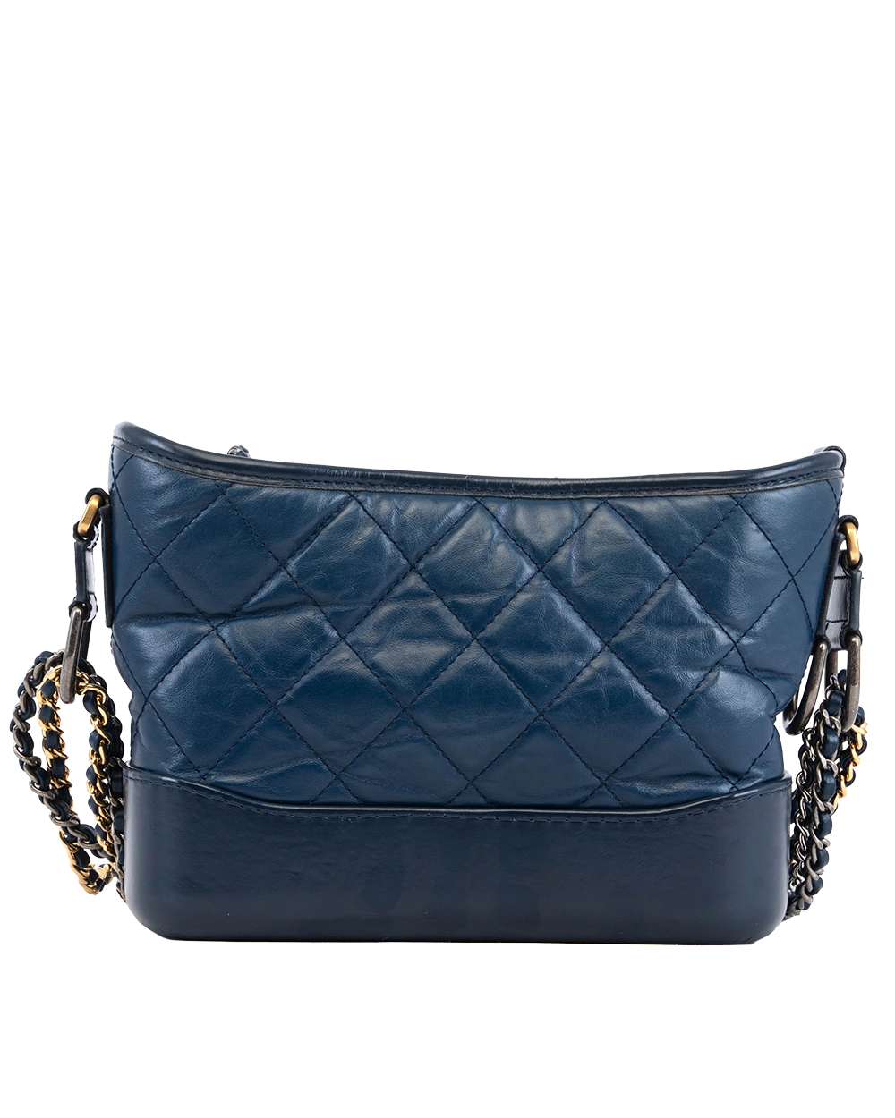 CHANEL GABRIELLE SMALL BLUE NAVY LAMB SGHW 267497804518