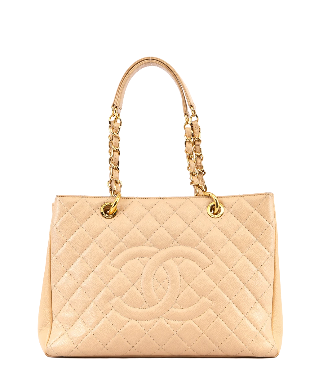 CHANEL GST BEIGE CAVIAR GHW 16402323 1640