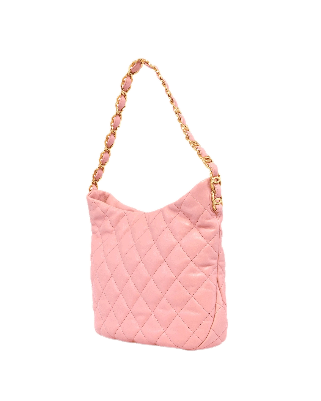 CHANEL HOBO 22K PINK LAMB GHW G12743H4 0303
