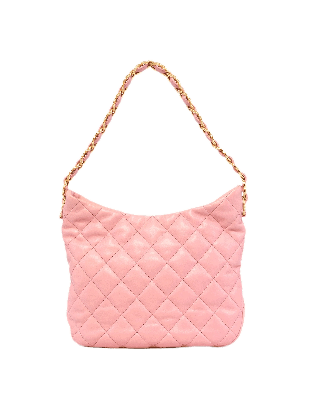 CHANEL HOBO 22K PINK LAMB GHW G12743H4 0304