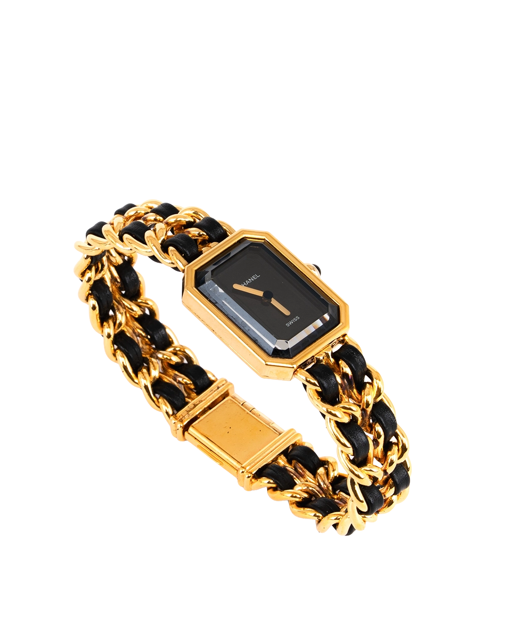 CHANEL PREMIER WATCH BLACK GHW X B 21219 3349