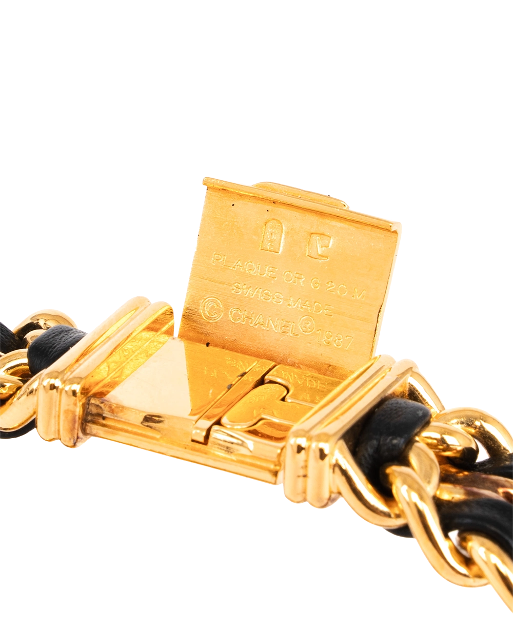 CHANEL PREMIER WATCH BLACK GHW X B 21219 3356