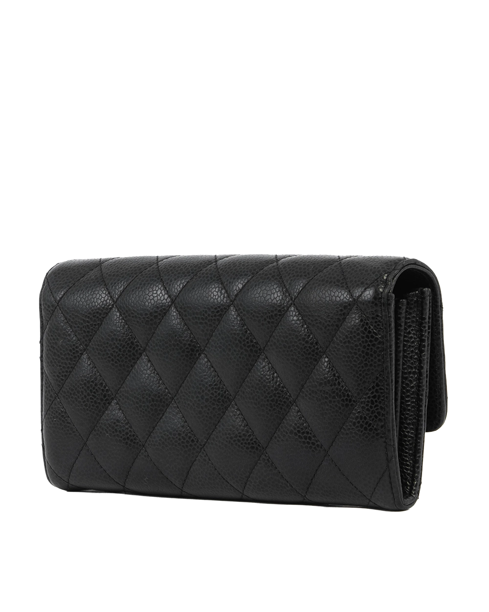 CHANEL SARAH WALLET LONG BLACK CAVIAR GHW 25650544 0111