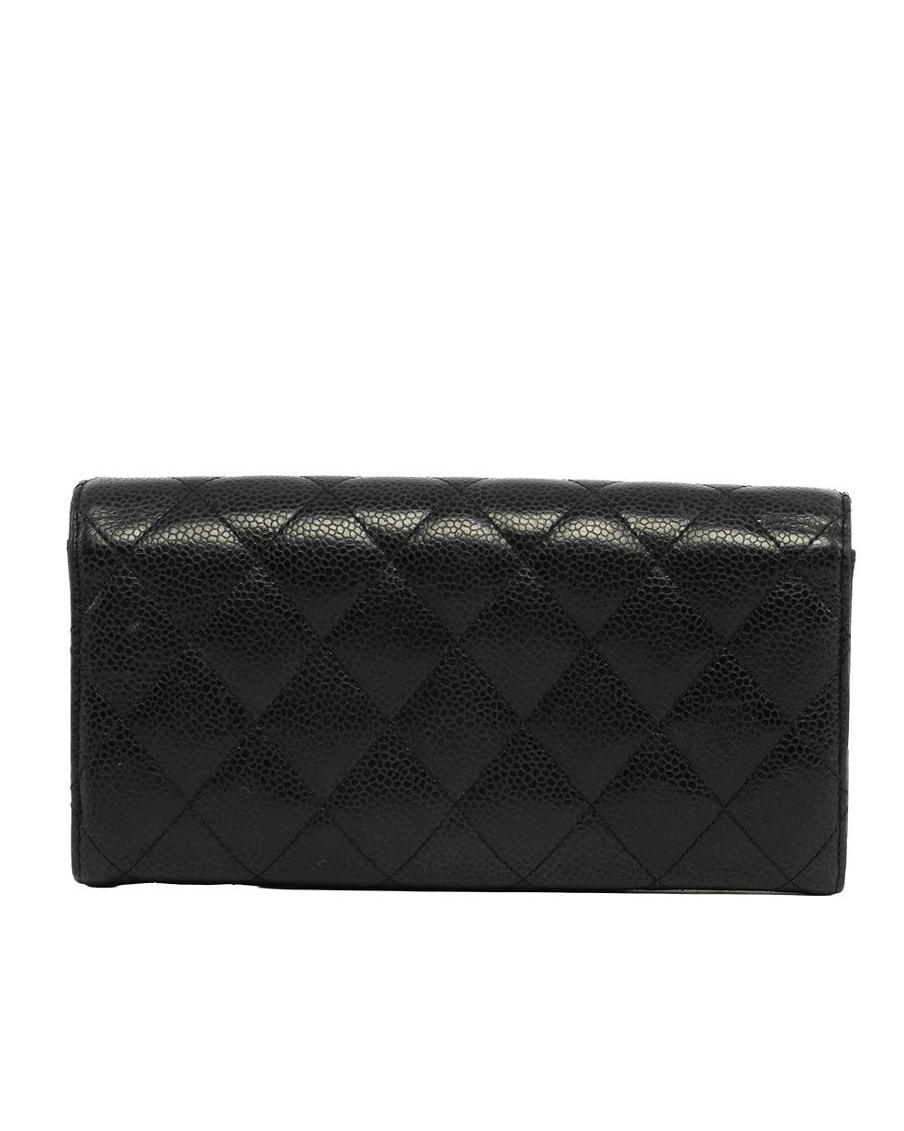CHANEL SARAH WALLET LONG BLACK CAVIAR GHW 25650544 0112