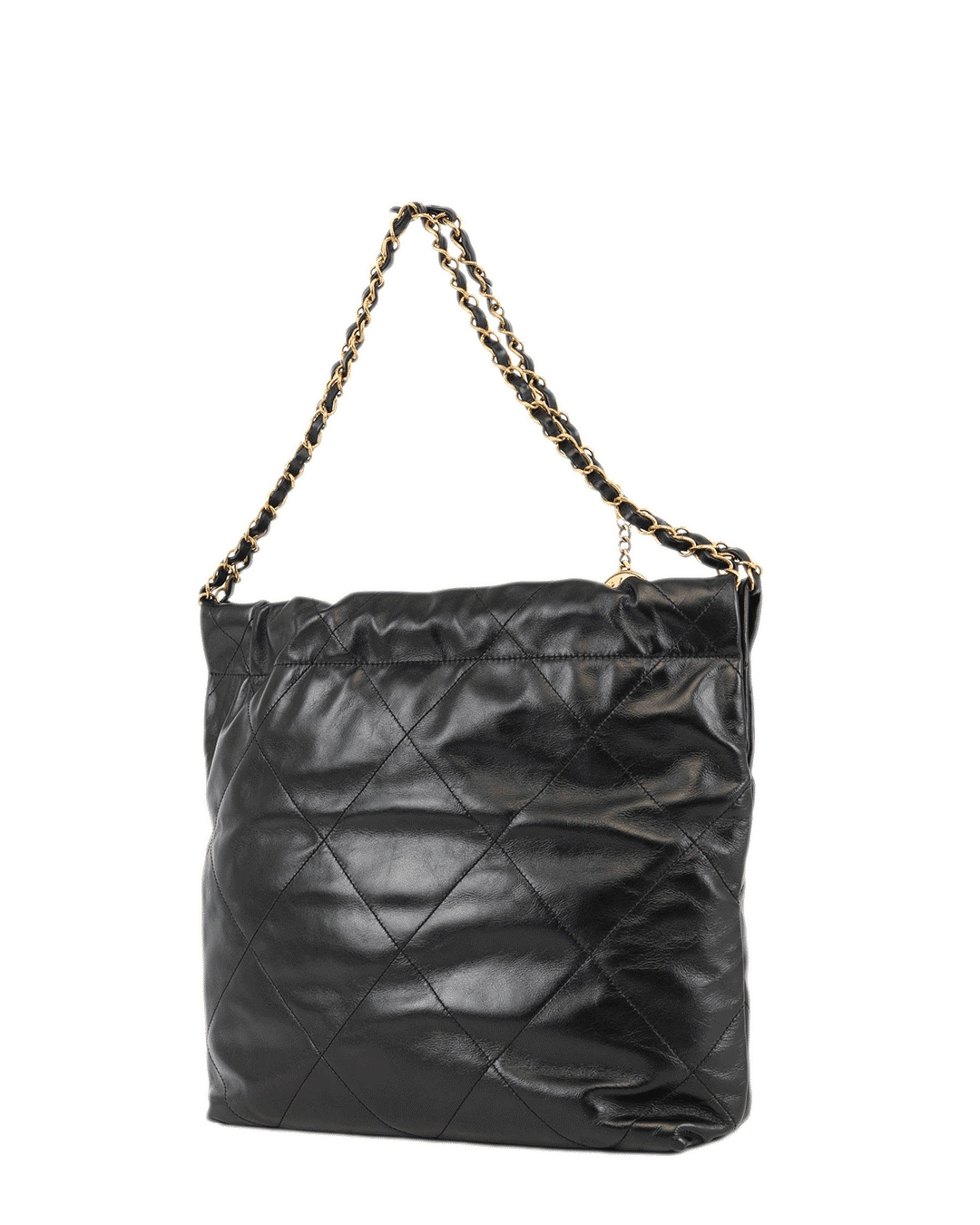 CHANEL TOTE 22 SMALL BLACK CALF GHW L8GN02U64346