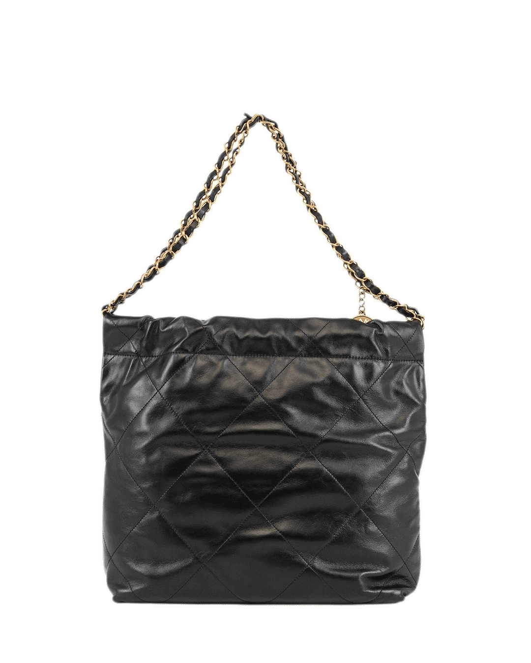 CHANEL TOTE 22 SMALL BLACK CALF GHW L8GN02U64347