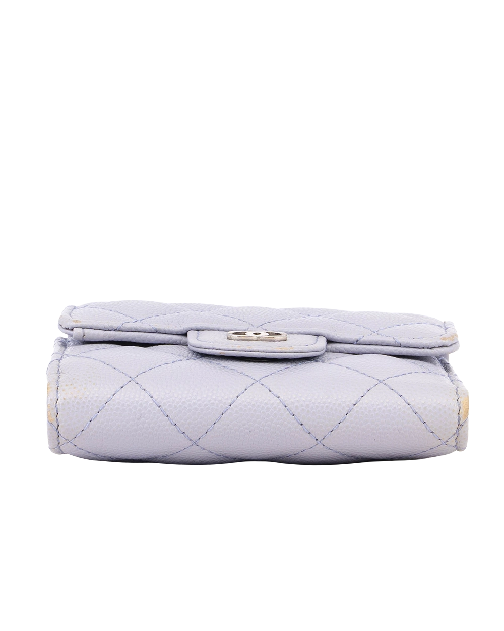 CHANEL TRI FOLD WALLET SHORT LIGHT PURPLE CAVIAR SHW 31704982 0654