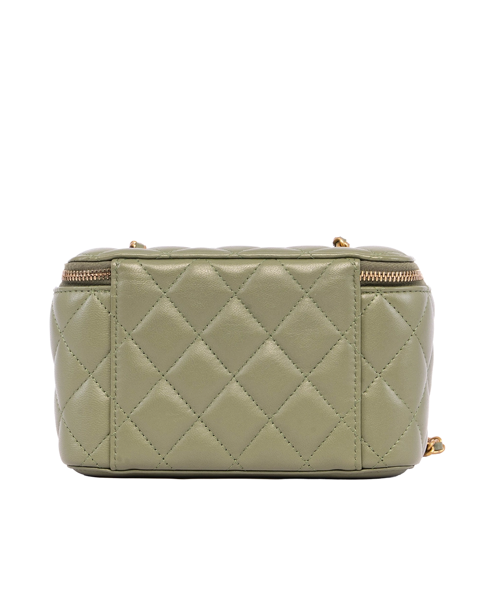 CHANEL VANITY ADJ BALL GREEN LAMB GHW 31507169 21211