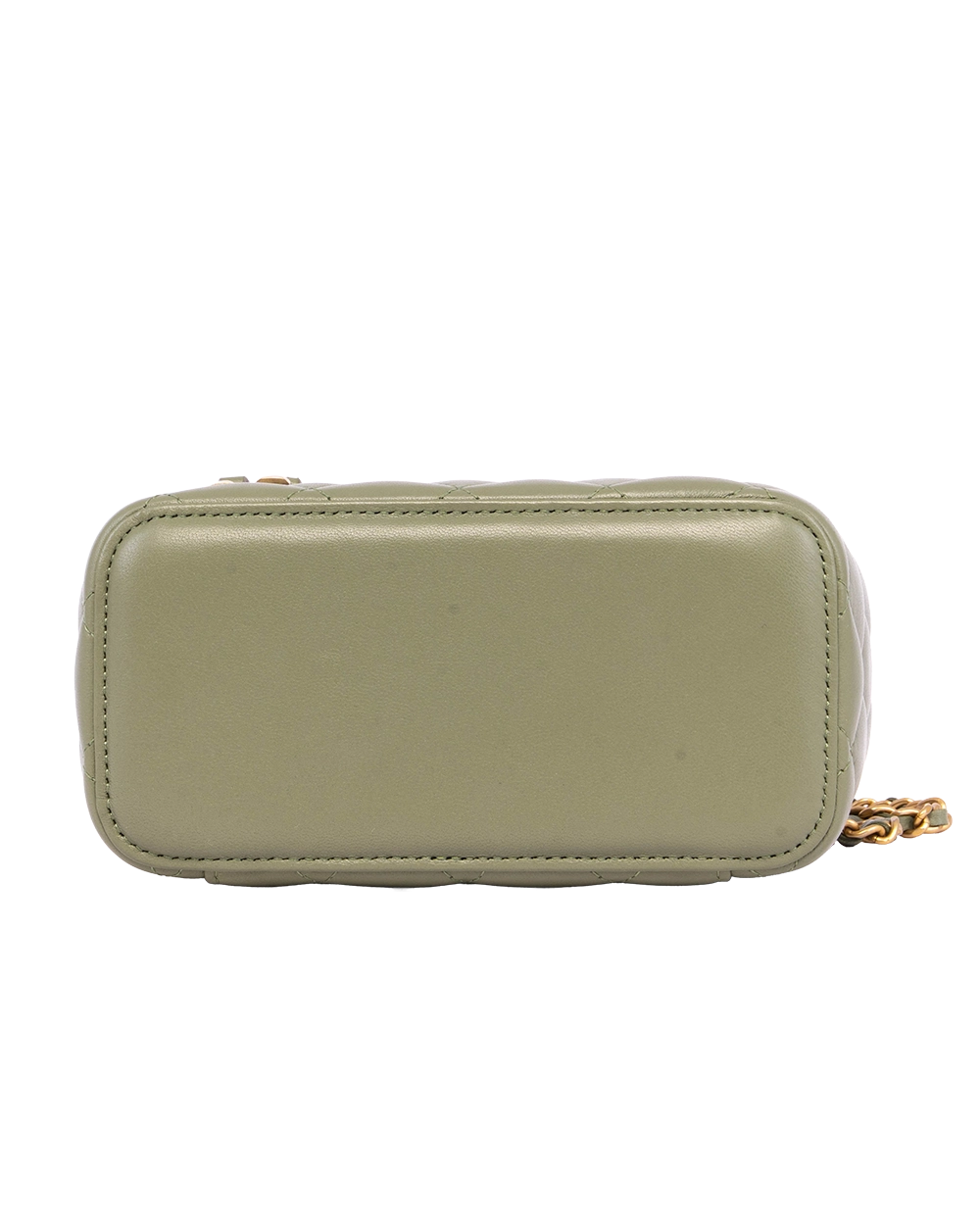 CHANEL VANITY ADJ BALL GREEN LAMB GHW 31507169 21213