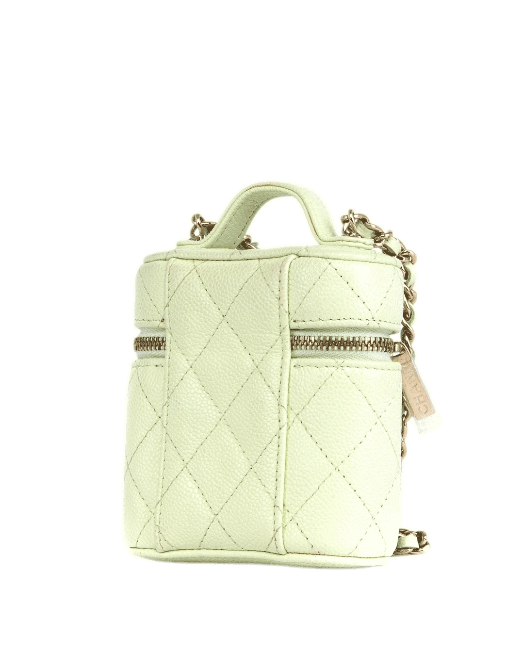 CHANEL VANITY MINI GREEN CAVIAR GHW 31769441 1100