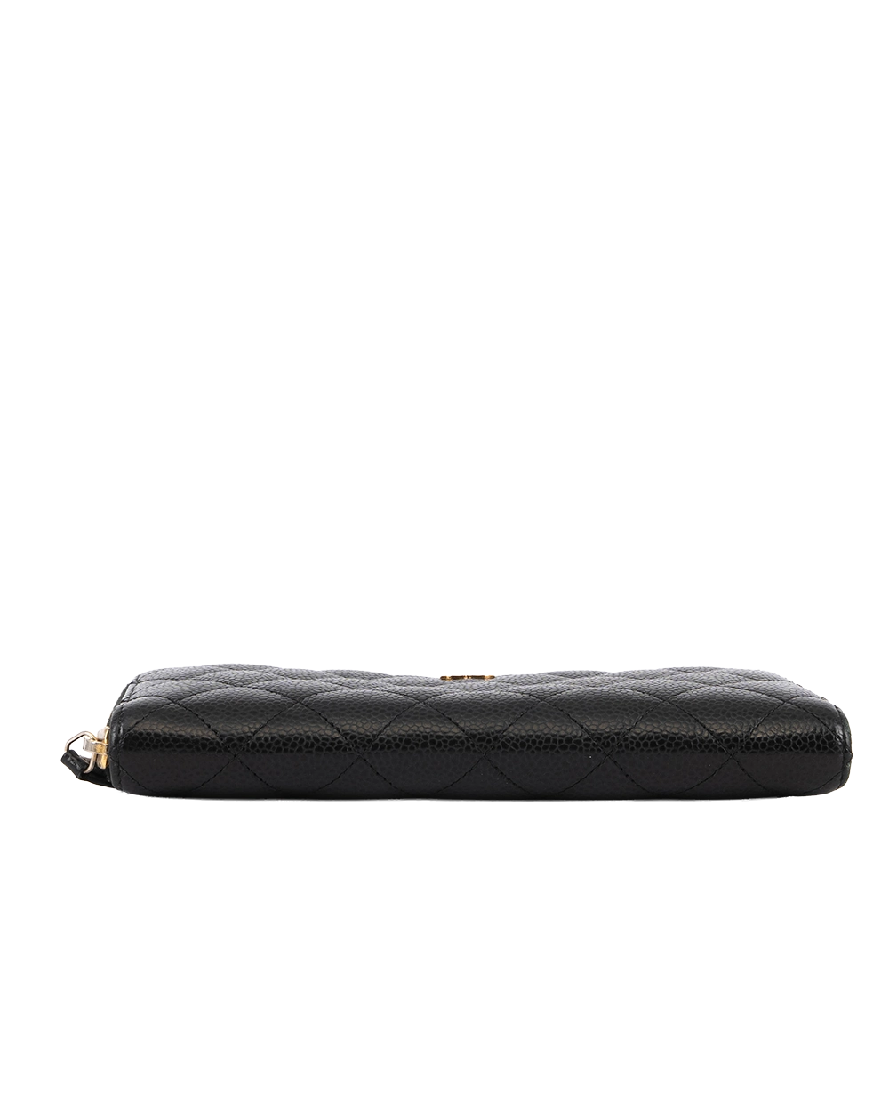 CHANEL ZIPPY WALLET LONG BLACK CAVIAR GHW 26922644 1483(1)