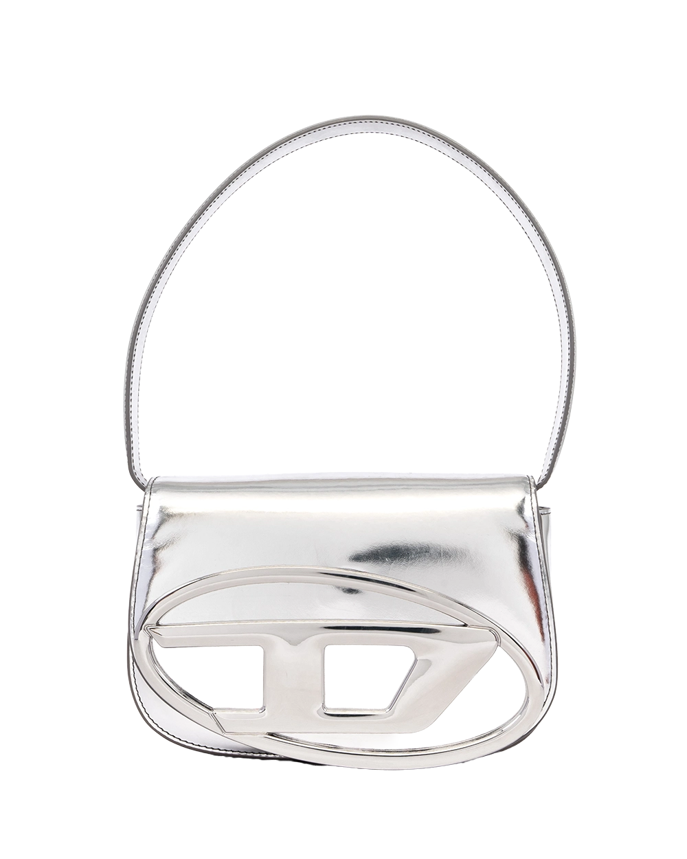 DIESEL 1 DR BAG MINI SILVER MATELASSE SHW 0430
