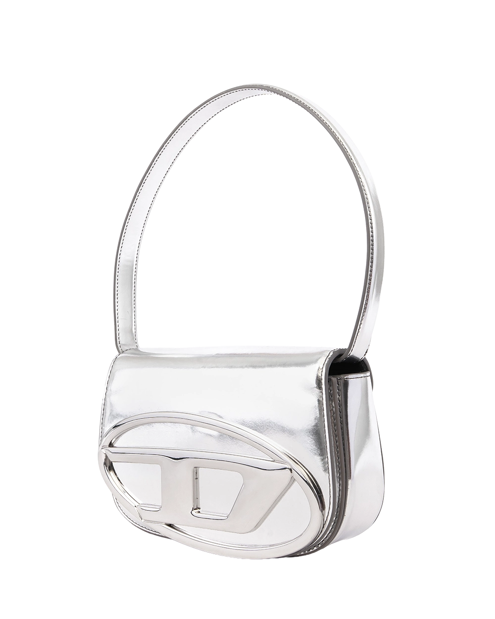 DIESEL 1 DR BAG MINI SILVER MATELASSE SHW 0434