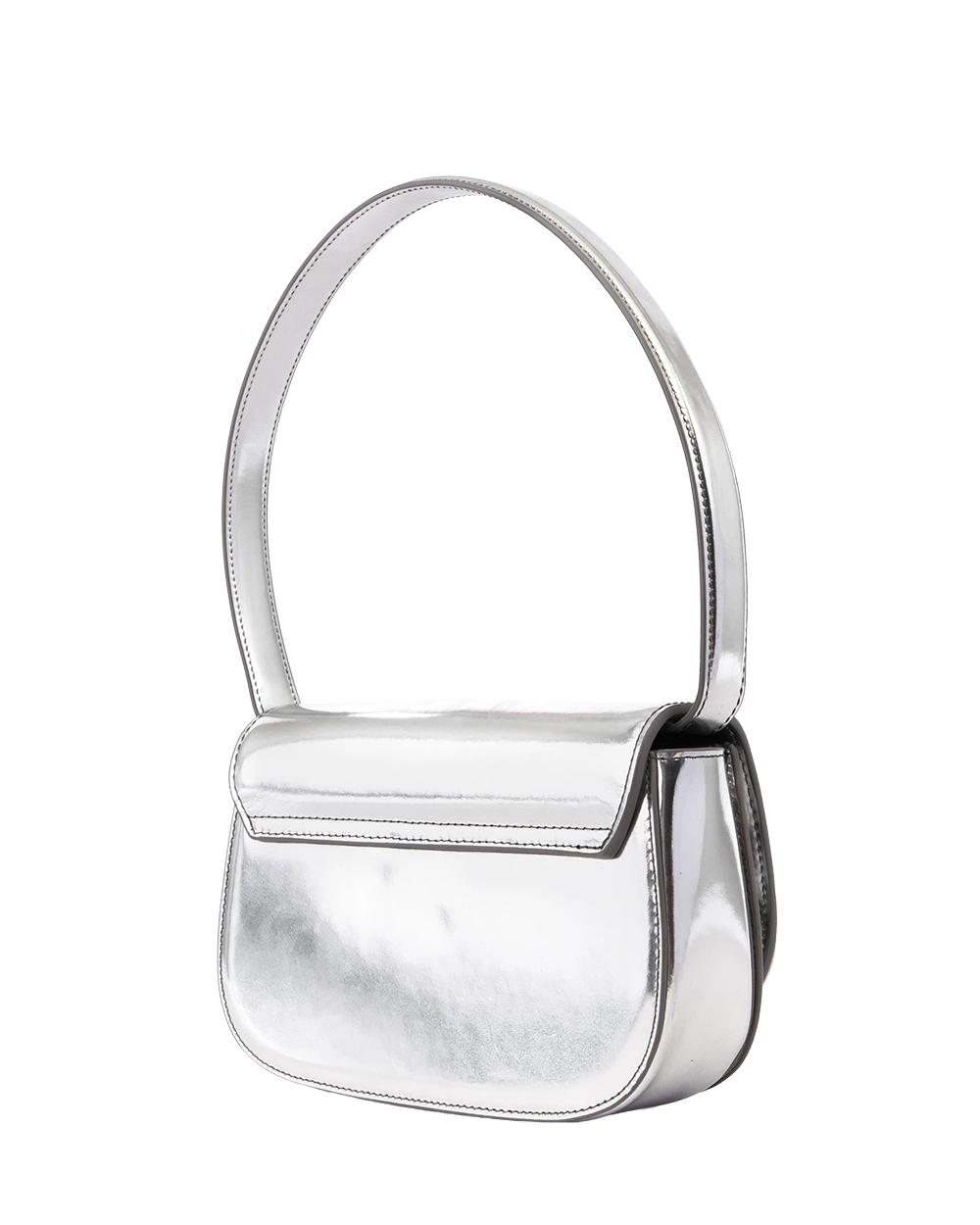 DIESEL 1 DR BAG MINI SILVER MATELASSE SHW 0435