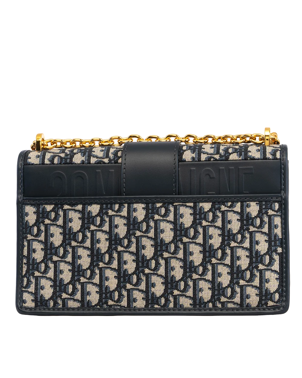 DIOR 30 MONTAIGNE MEDIUM BLUE NAVY OBLIQUE JACUARD GHW 09 MA 1204 2324