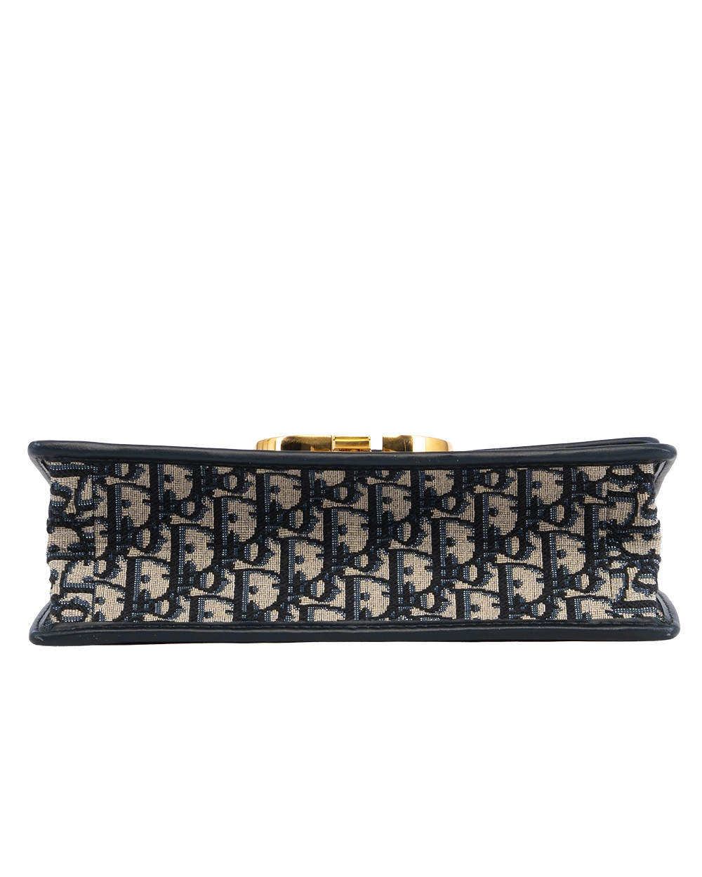 DIOR 30 MONTAIGNE MEDIUM BLUE NAVY OBLIQUE JACUARD GHW 09 MA 1204 2325