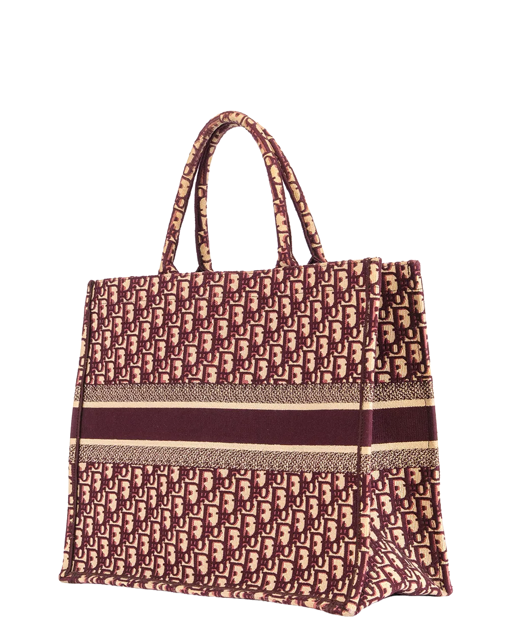 DIOR BOOK TOTE LARGE RED OBLIQUE JACUARD 50 MA 1108 2039