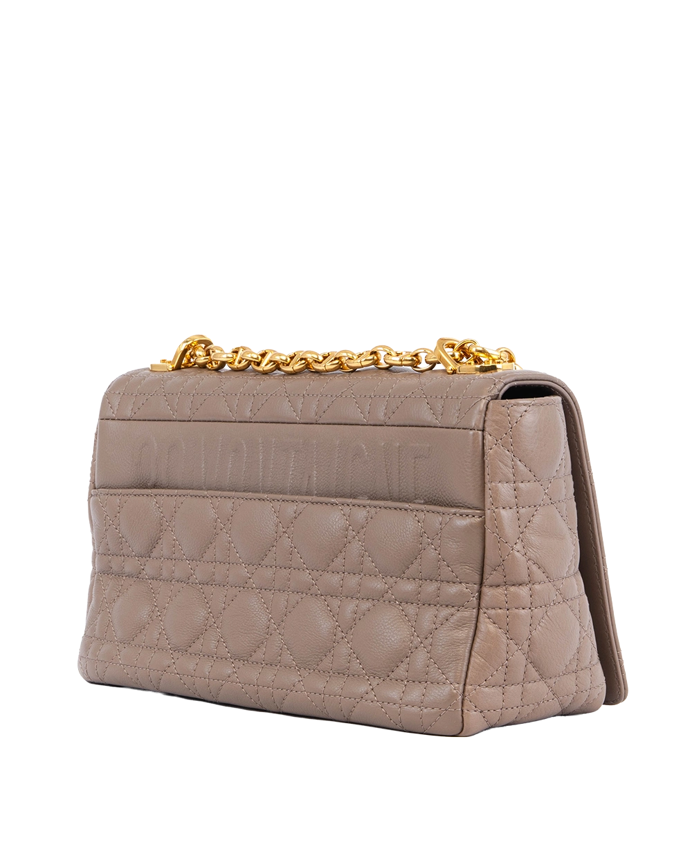 DIOR CARO MEDIUM BROWN LAMB GHW 28 MA 1201 1159