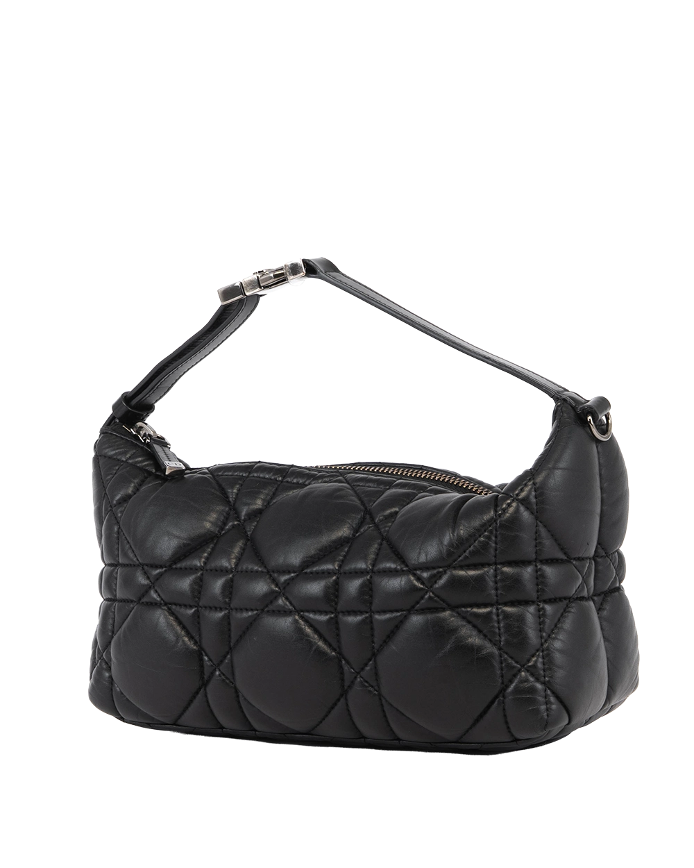 DIOR DIOR TRAVEL NOMAD POUCH BAG MEDIUM BLACK CALF GHW 50 MA 0232 2743