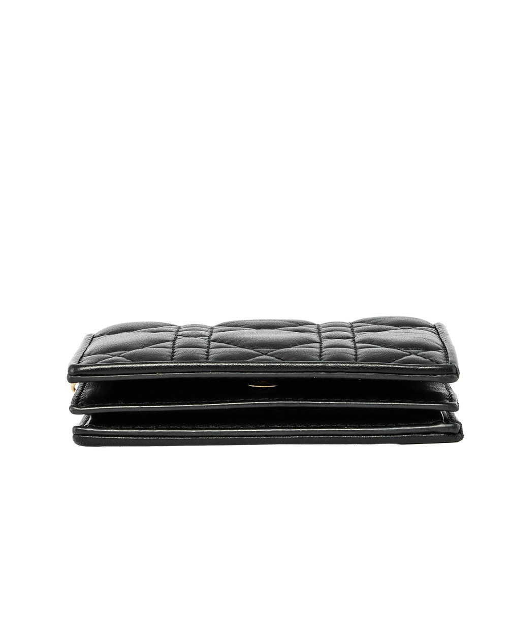 DIOR GARDENIA BI FOLD WALLET SHORT BLACK LAMB GHW 33 MA 0251 2250
