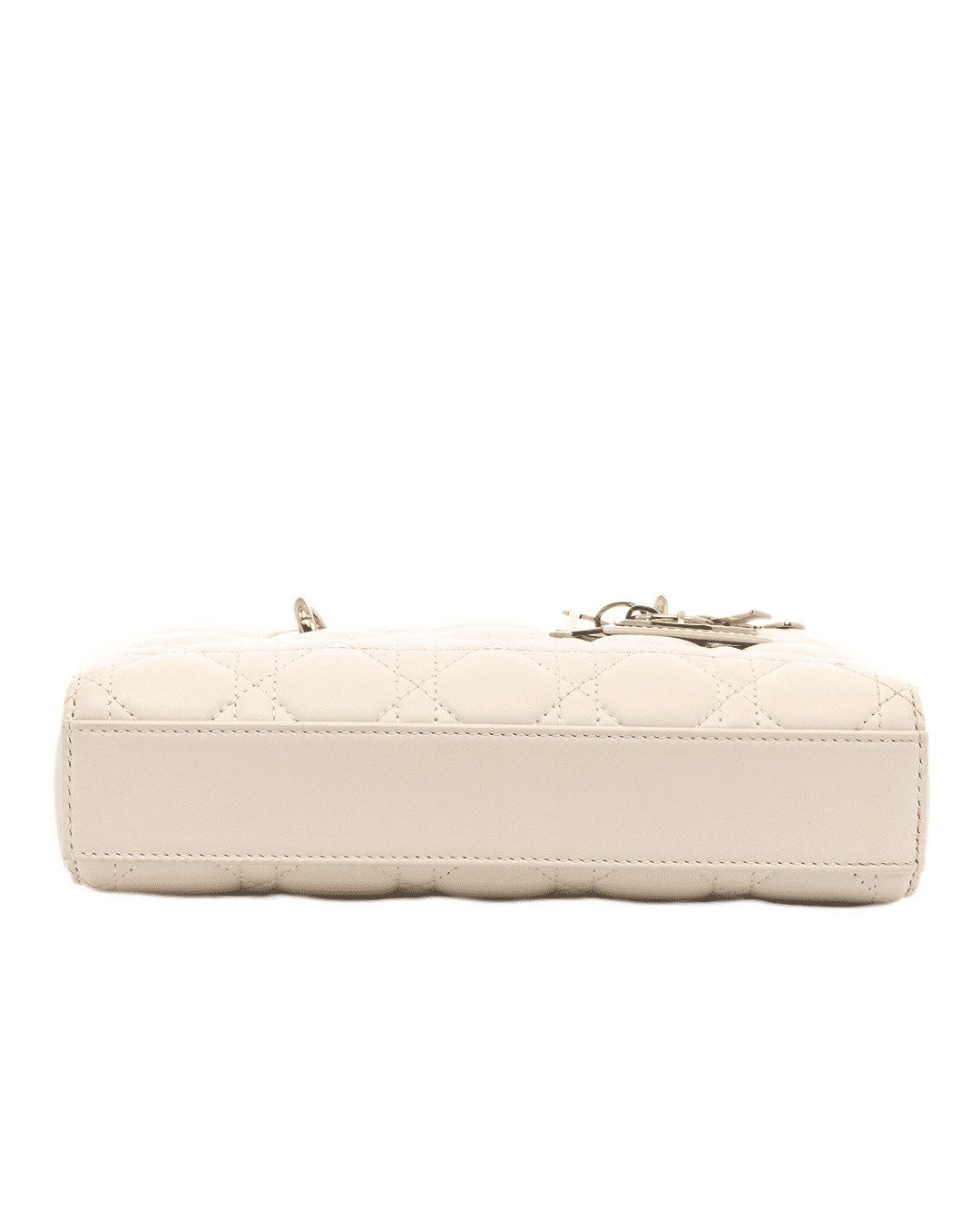 DIOR LADY D JOY SMALL WHITE LAMB GHW 10 MA 0243 4919